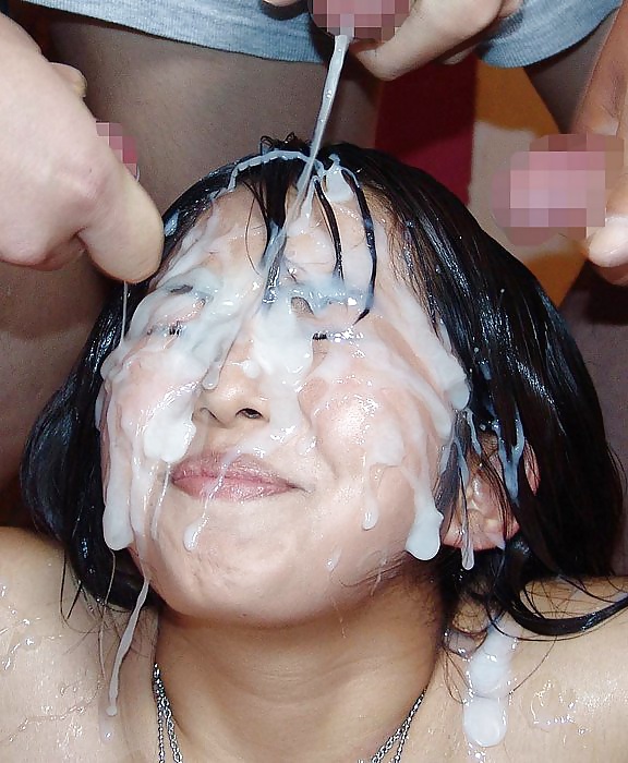 Cum Face And Bukkake Girls — 10