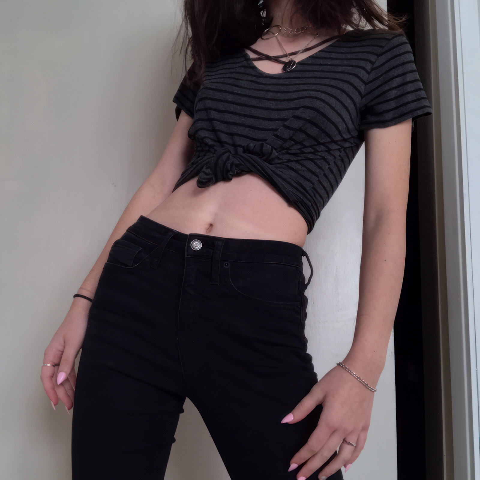 petite native american girl bella is a cute punk — 38