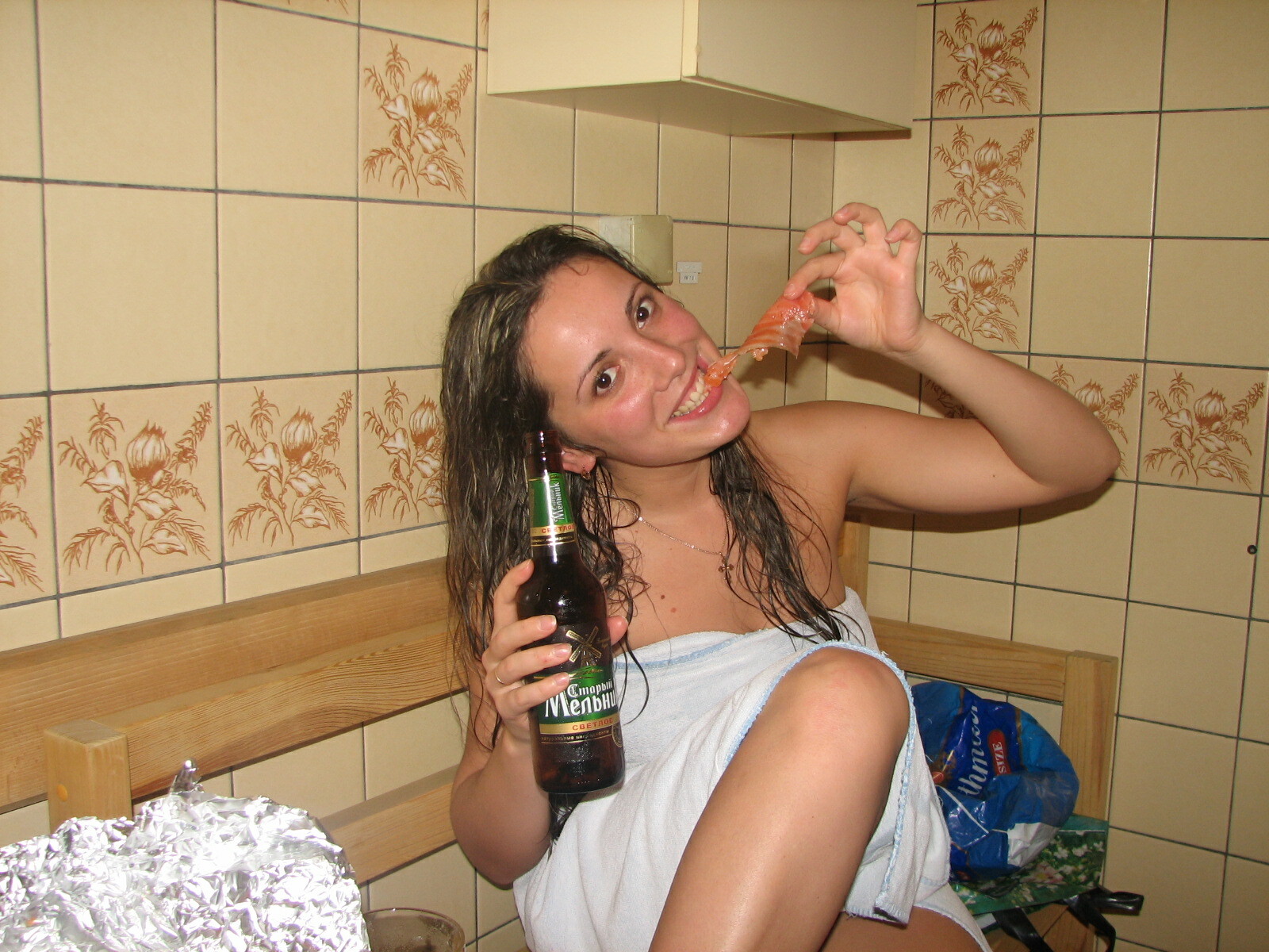 Russian couple having fun on vacation — 32
