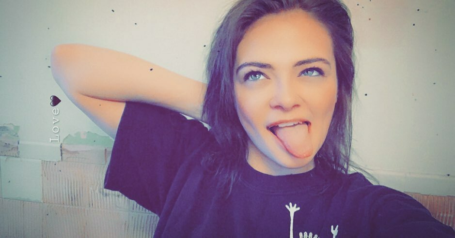 Young Milf with long tongue shows you where to cum — 35