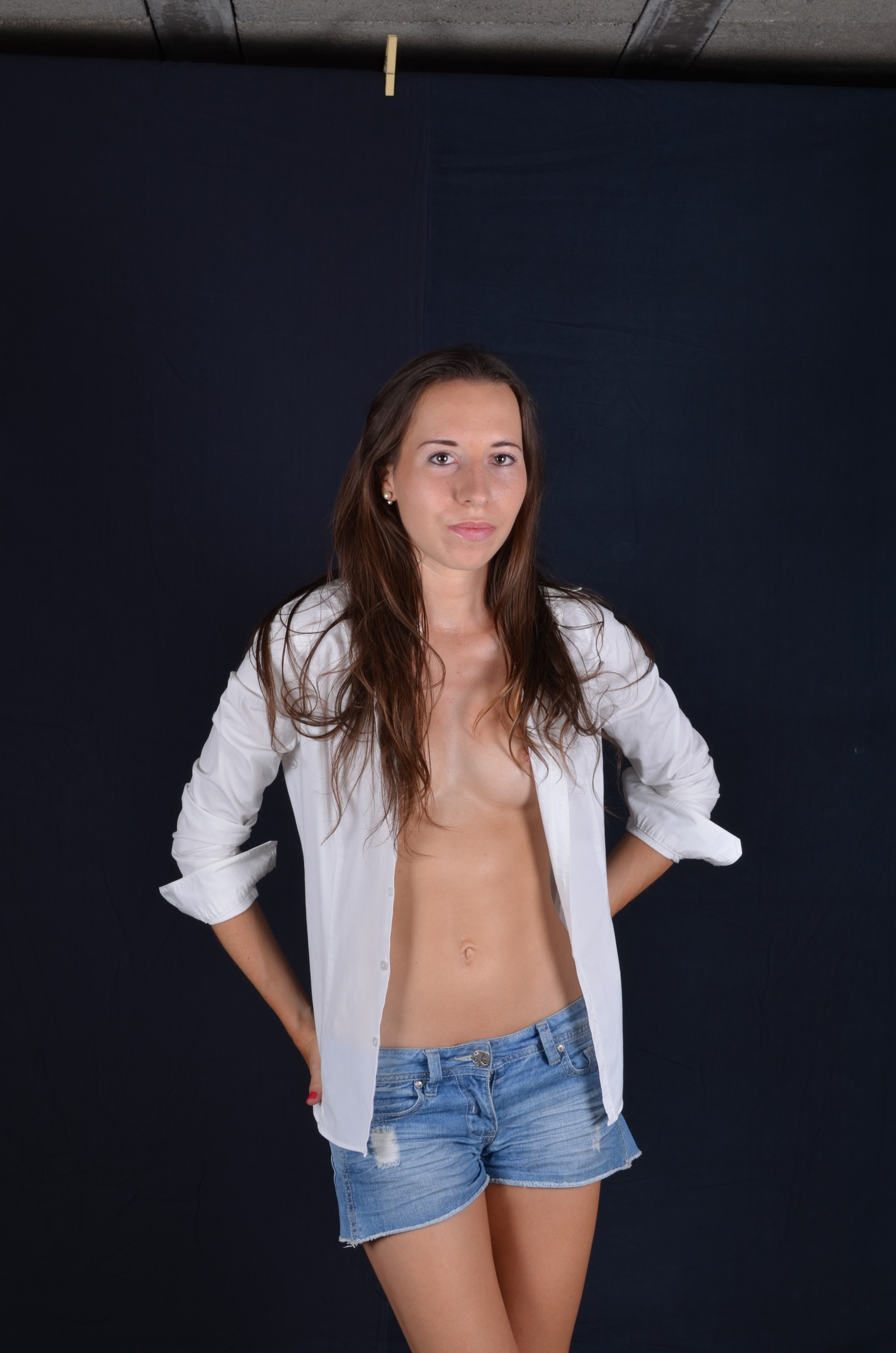 German teacher Malin posing — 29
