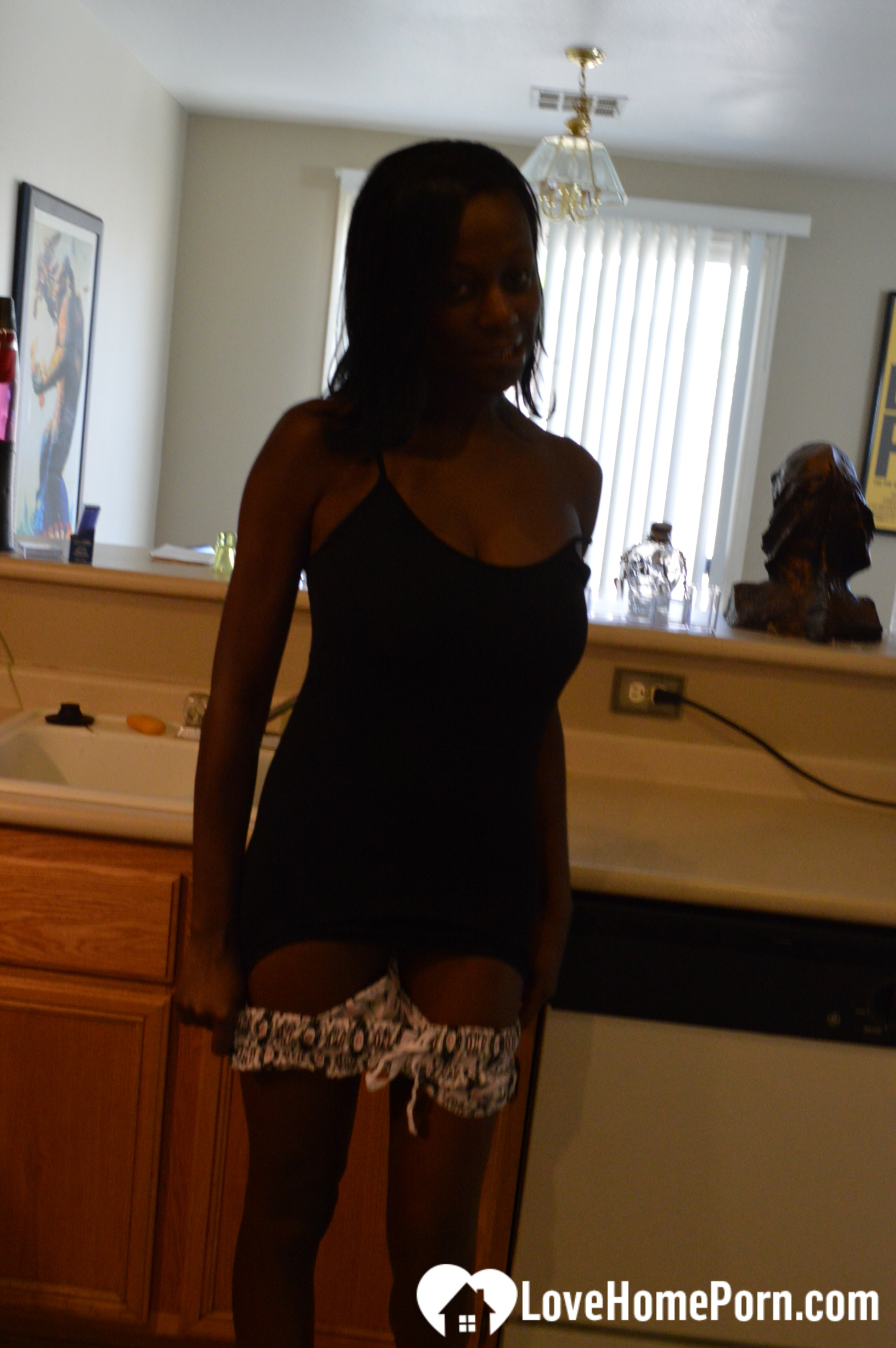 Ebony woman shows off both sides of her — 26
