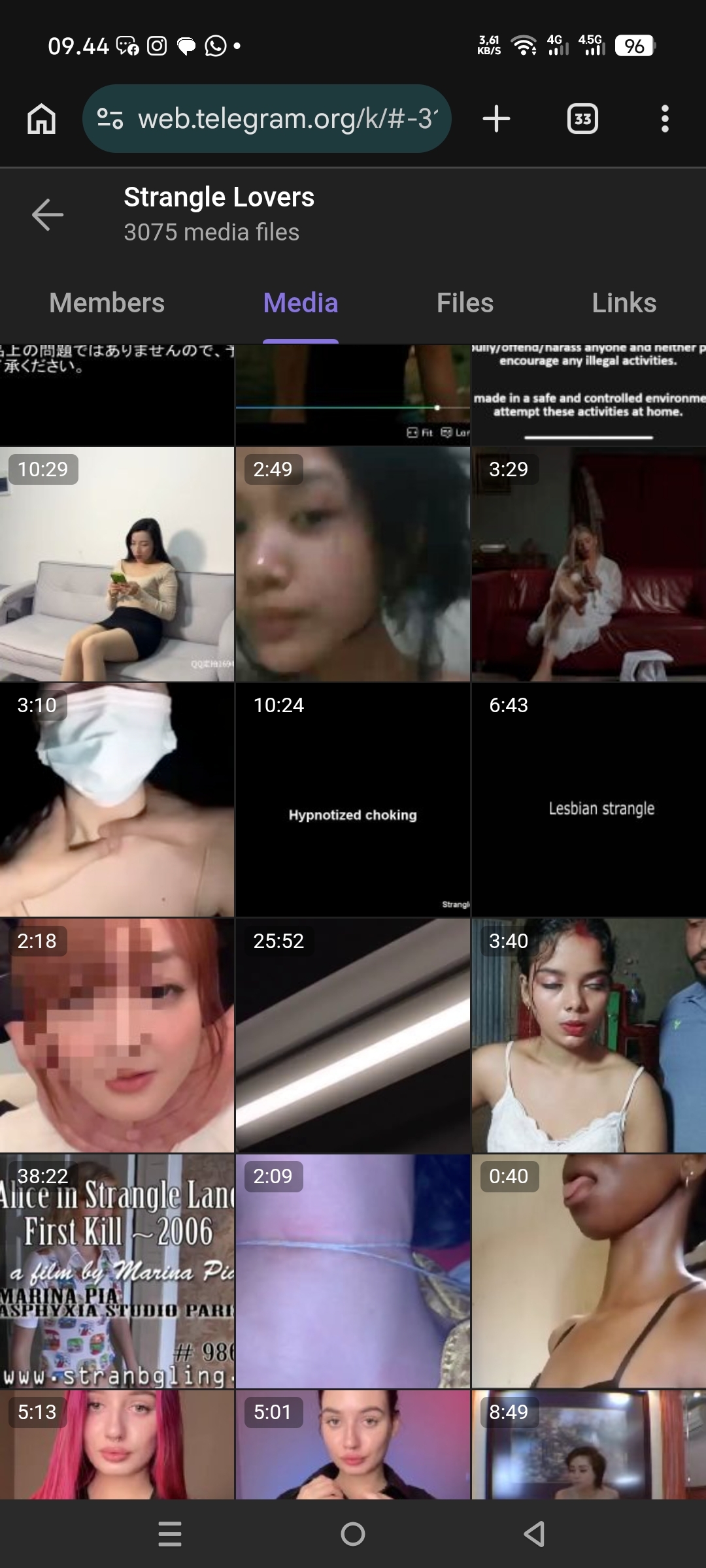 There are thousands of choking videos — 8