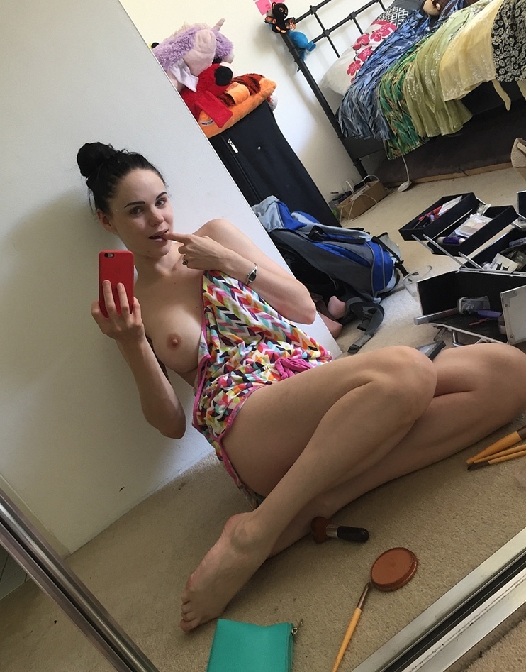 Teen Mirror Playtime (Solo, Barely Clothed) — 24
