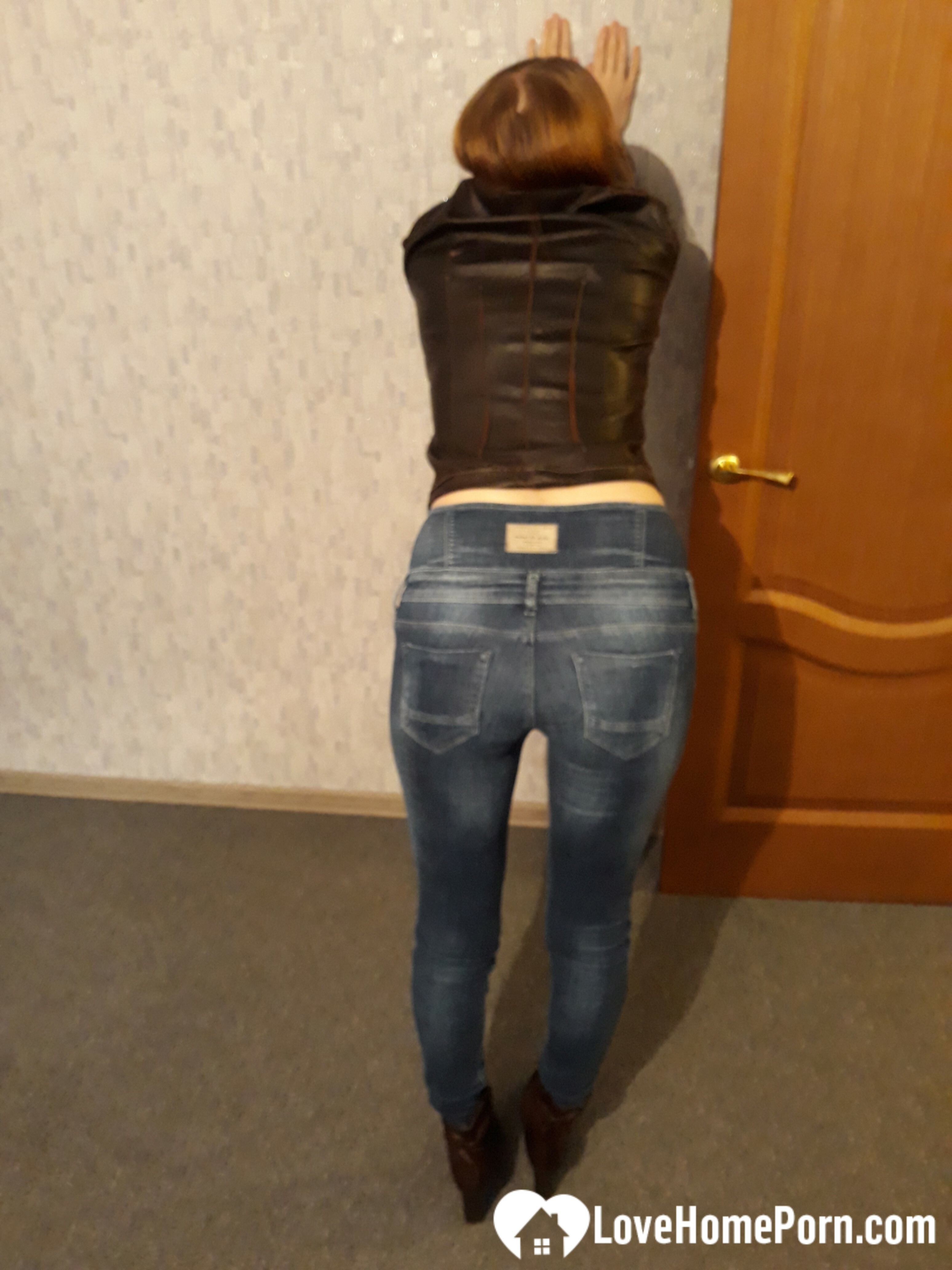 Horny MILF strips jeans to masturbate passionately — 17