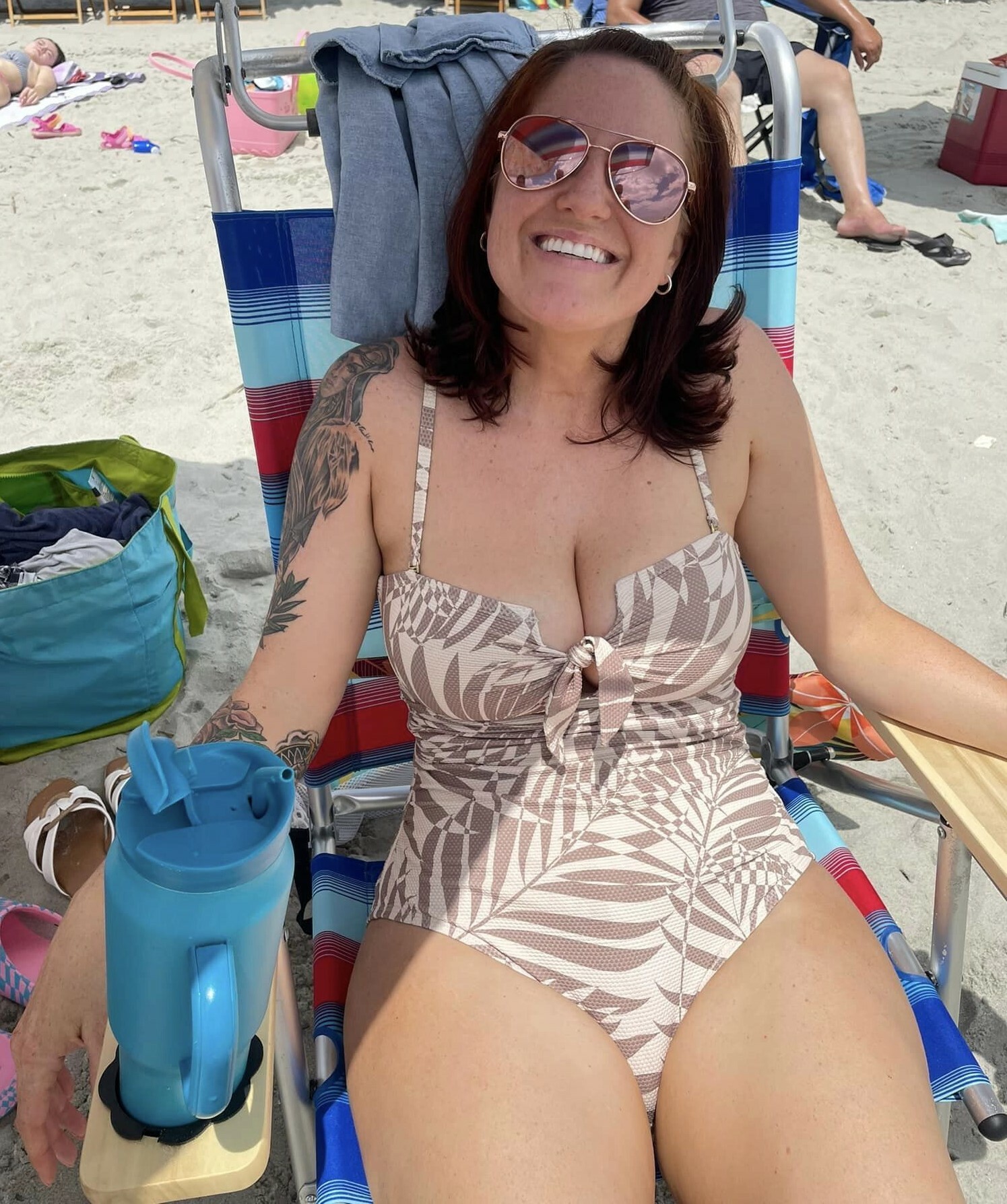 Angel redhead milf sexy legs/feet/face — 14