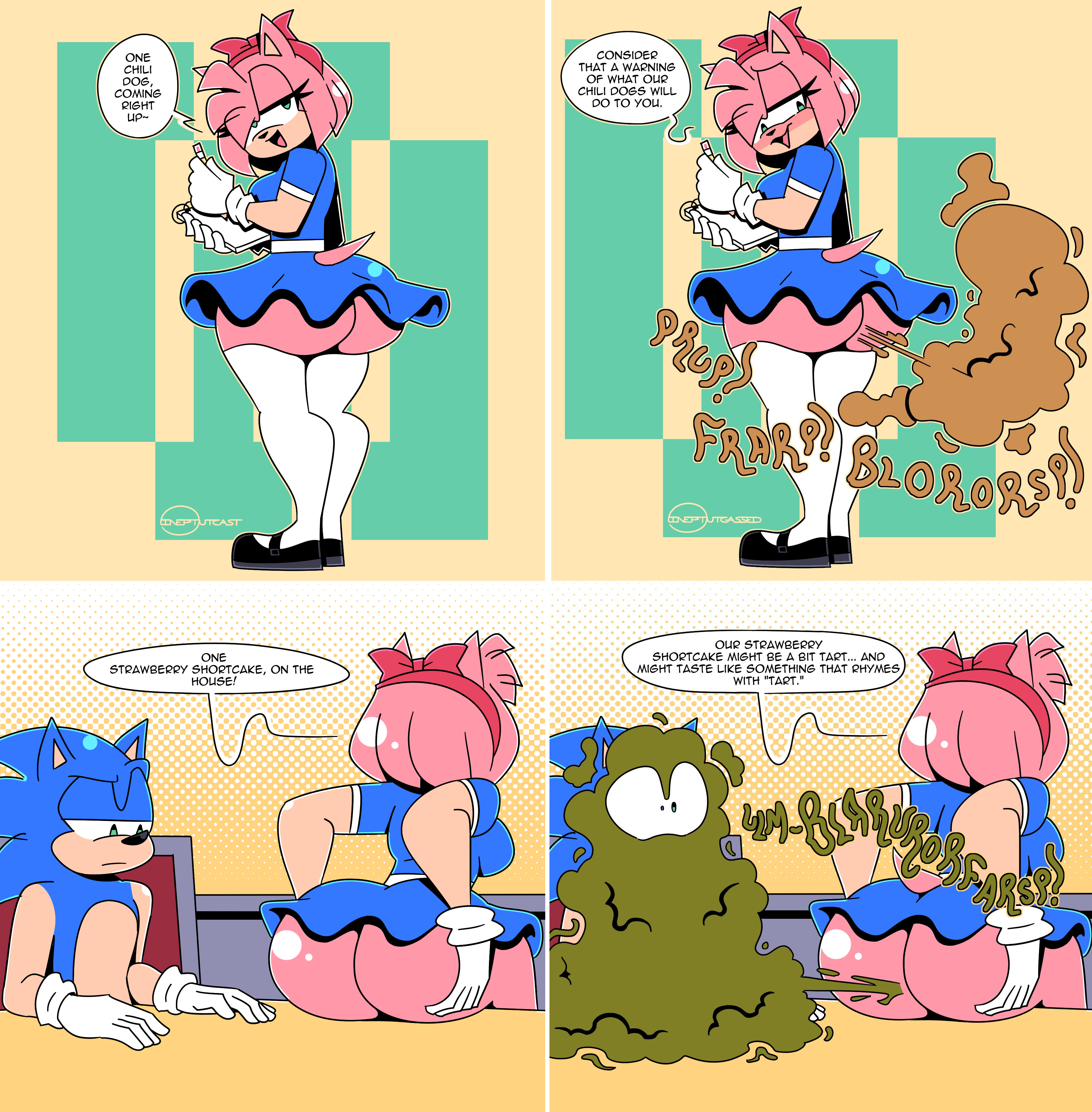 Amy Rose Farting and Pooping — 31