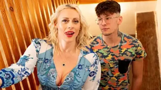 MatureClub - Blonde MILF Brittany Bardot Catches Neighbour with Her Hot Apple Pie!